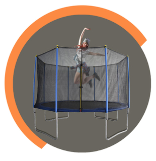 Round trampoline-B